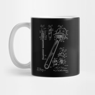 Wrench Vintage Patent Drawing Mug